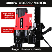 BAUMR-AG 3000W 200mm Concrete Core Drill with Stand Rig V219-DRLCREBM20VA