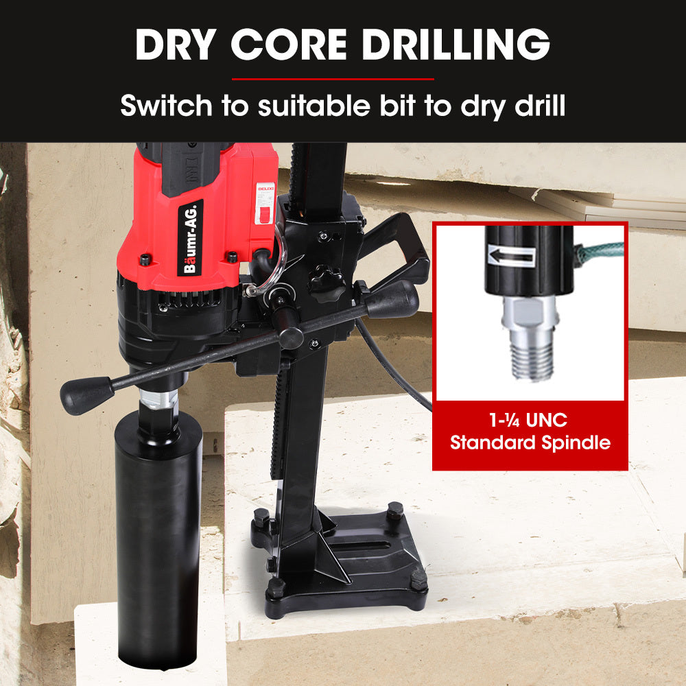BAUMR-AG 3000W 200mm Concrete Core Drill with Stand Rig V219-DRLCREBM20VA