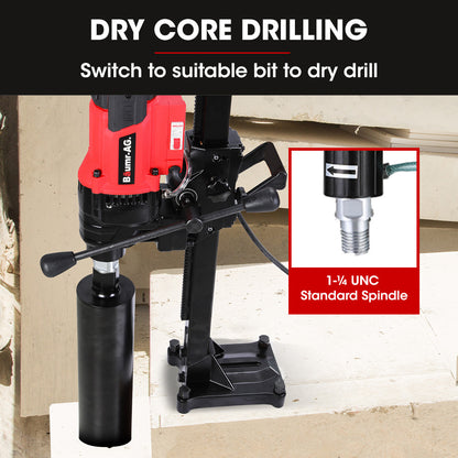 BAUMR-AG 3000W 200mm Concrete Core Drill with Stand Rig V219-DRLCREBM20VA