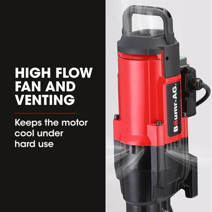 BAUMR-AG 3200W 300mm Wet/Dry Core Drill, for Concrete Hole Drilling V219-DRLCREBM28NA