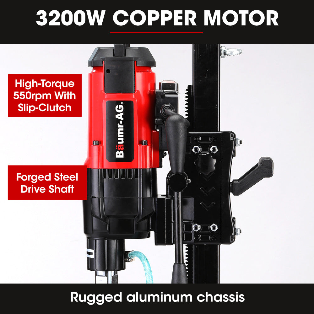 BAUMR-AG 3200W 280mm Concrete Core Drill with Stand Rig V219-DRLCREBM28VA