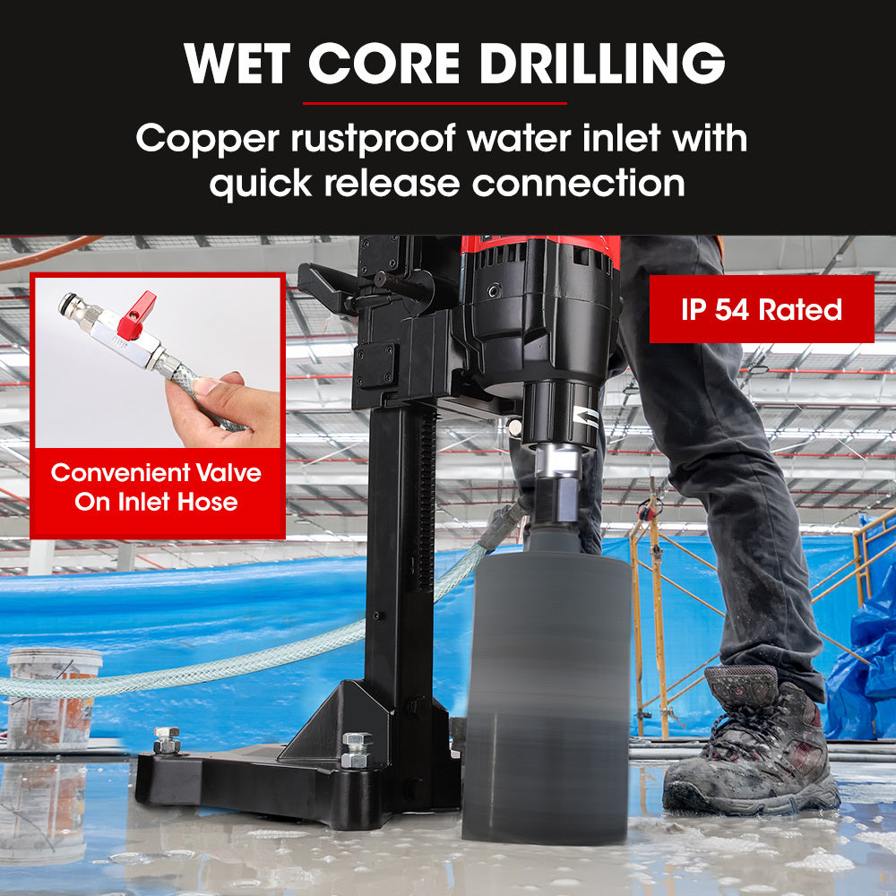 BAUMR-AG 3200W 280mm Concrete Core Drill with Stand Rig V219-DRLCREBM28VA