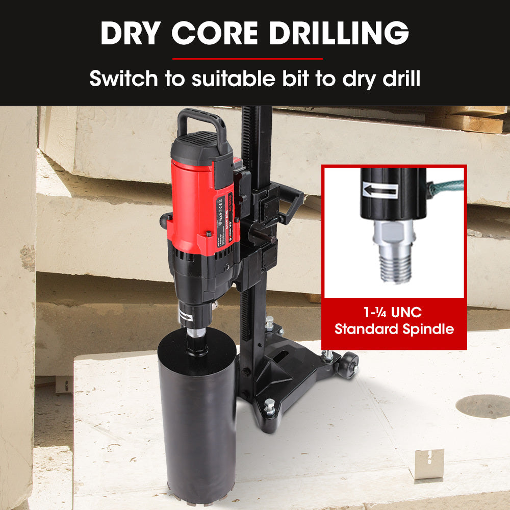 BAUMR-AG 3200W 280mm Concrete Core Drill with Wheeled Stand Rig V219-DRLCREBM28WA