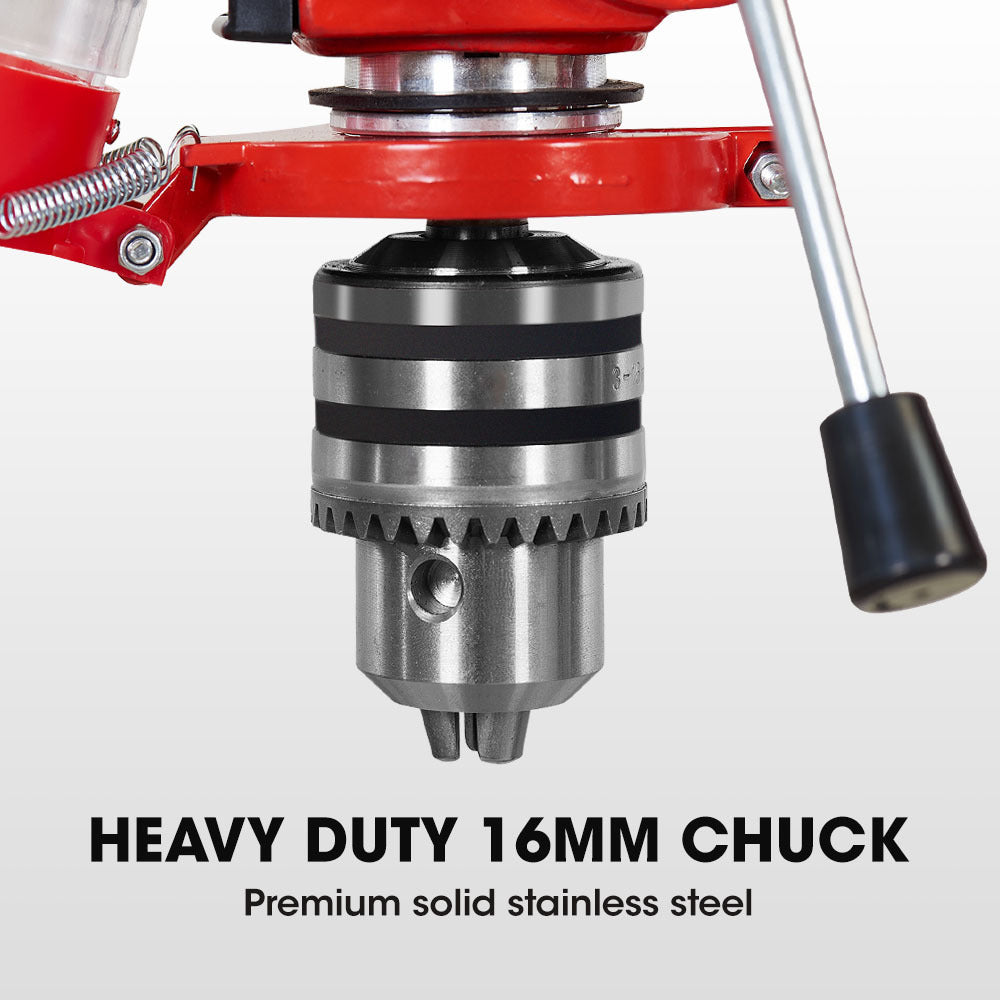 Baumr-AG DP15 600W 10" Pedestal Bench Drill Press, 12 Speeds, 16mm Chuck (DP15 II) V219-DRLDPRBMRAD15
