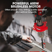 Baumr-AG 600W 12" Pedestal Floor Drill Press, 16 Speeds, 16mm Chuck (DP19) V219-DRLDPRBMRAD19