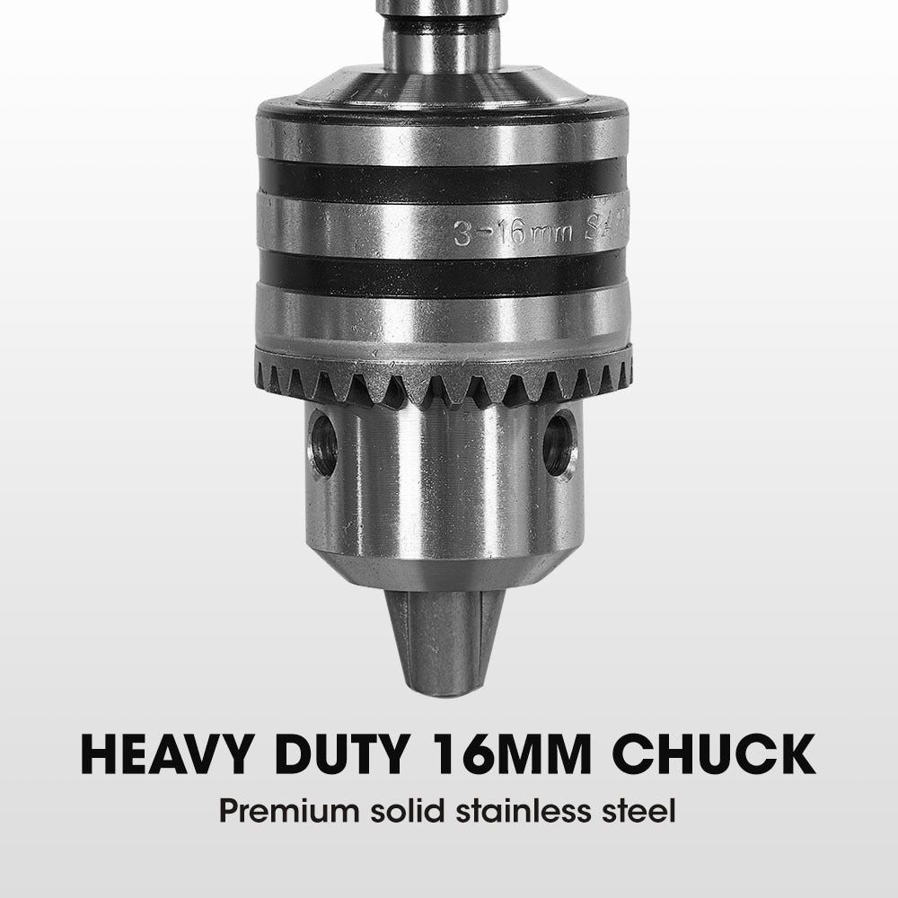 Baumr-AG 600W 12" Pedestal Floor Drill Press, 16 Speeds, 16mm Chuck (DP19) V219-DRLDPRBMRAD19