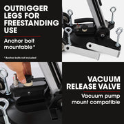 BAUMR-AG Adjustable Core Drill Wheeled Rig Stand V219-DRLSTDBM431A