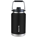 BAUMR-AG 3.8L Double Wall Insulated Stainless Steel Water Bottle, Drink Jug with Handle, Black V219-DRWDWIBM38KA