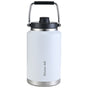 Baumr-AG 3.8L Double Wall Insulated Stainless Steel Water Bottle, Drink Jug with Handle, White V219-DRWDWIBM38WA