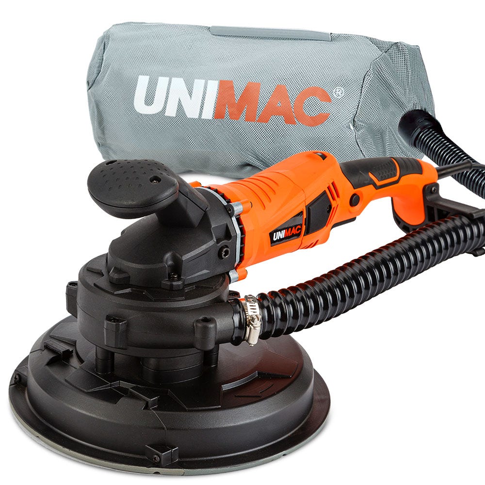 UNIMAC 1800W Drywall Sander Plaster Automatic Wall Gyprock Vacuum System V219-DRYHHSUMCA3M2