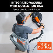UNIMAC 1800W Drywall Sander Plaster Automatic Wall Gyprock Vacuum System V219-DRYHHSUMCA3M2