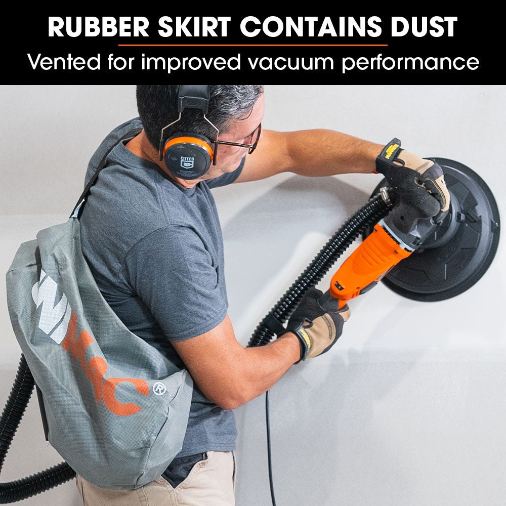 UNIMAC 1800W Drywall Sander Plaster Automatic Wall Gyprock Vacuum System V219-DRYHHSUMCA3M2