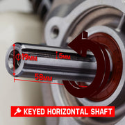 Baumr-AG 6.5HP Petrol Stationary Engine Motor 4-Stroke OHV Horizontal Shaft Recoil Start V219-ENGPTLBMRC20R