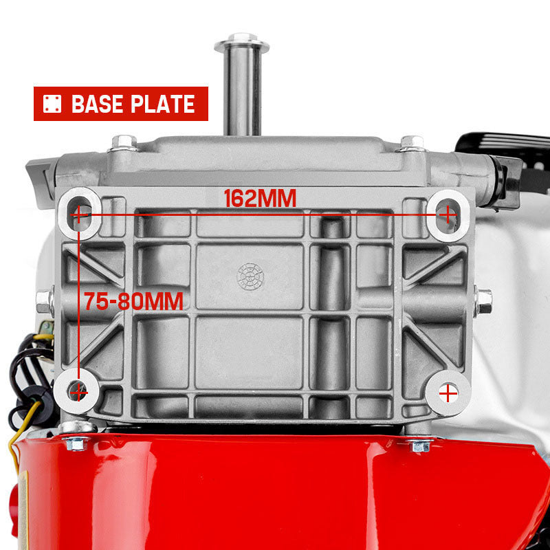 Baumr-AG 7HP Petrol Stationary Engine OHV 4-Stroke Horizontal Shaft Replacement Motor V219-ENGPTLBMRC21R