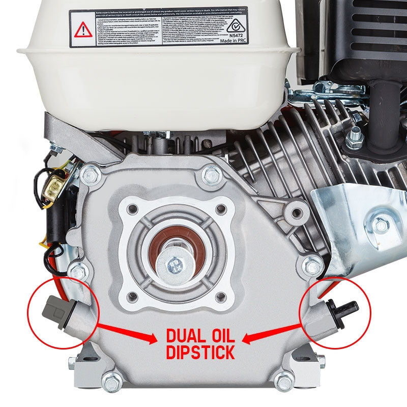 Baumr-AG 7HP Petrol Stationary Engine OHV 4-Stroke Horizontal Shaft Replacement Motor V219-ENGPTLBMRC21R