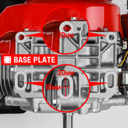 Baumr-AG 13HP Petrol Stationary Engine OHV 4 Stroke Horizontal Shaft Electric Start Motor V219-ENGPTLBMRC39E