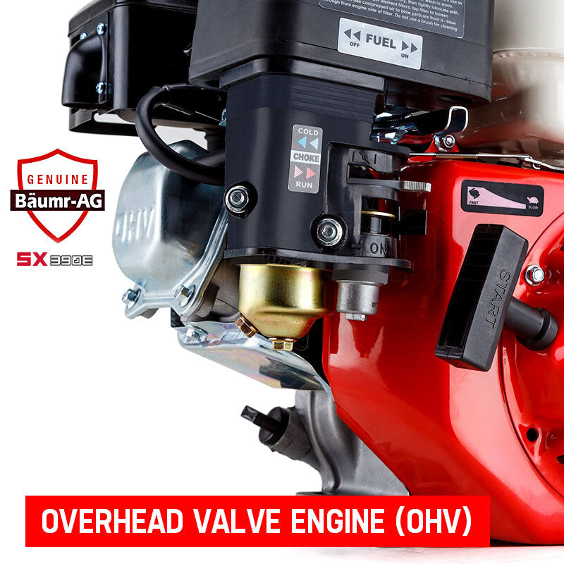 Baumr-AG 13HP Petrol Stationary Engine OHV 4 Stroke Horizontal Shaft Electric Start Motor V219-ENGPTLBMRC39E