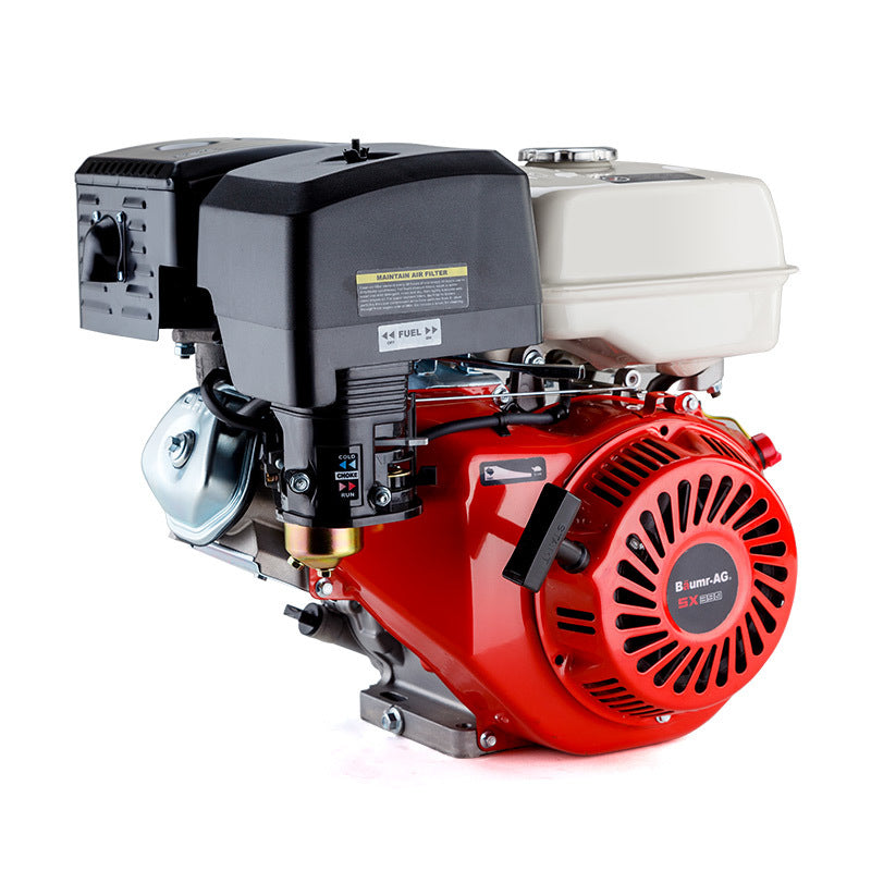 Baumr-AG 13HP Petrol Stationary Engine 4-stroke OHV Motor Horizontal Shaft Recoil Start V219-ENGPTLBMRC39R
