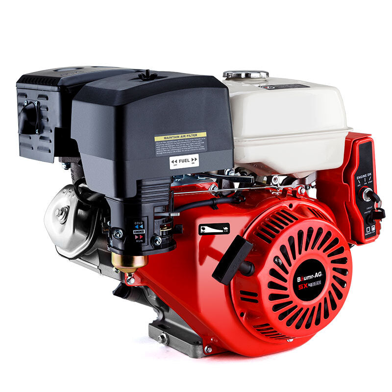Baumr-AG 16HP Stationary Engine Petrol Direct Ignition OHV 4-Stroke Electric Recoil Start V219-ENGPTLBMRC41E
