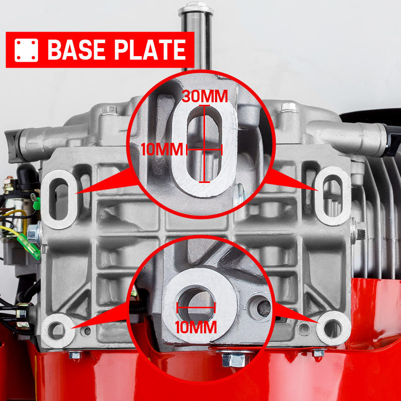 Baumr-AG 16HP Stationary Engine Petrol Direct Ignition OHV 4-Stroke Electric Recoil Start V219-ENGPTLBMRC41E
