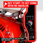 Baumr-AG 16HP Stationary Engine Petrol Direct Ignition OHV 4-Stroke Electric Recoil Start V219-ENGPTLBMRC41E