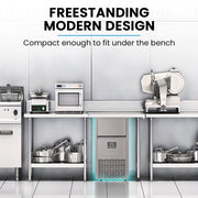 POLYCOOL Commercial Ice Maker Machine, up to 75kg/24hr, Timer & Self Cleaning Programs V219-FDSICMPY75KA