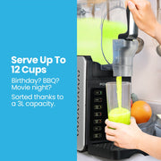 POLYCOOL 3L Slushie Frozen Drink Maker, Home Slush Machine, Fast Chilling, Easy Digital Controls V219-FDSSLSPYD2LA