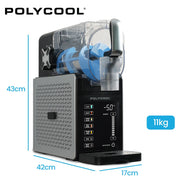 POLYCOOL 3L Slushie Frozen Drink Maker, Home Slush Machine, Fast Chilling, Easy Digital Controls V219-FDSSLSPYD2LA