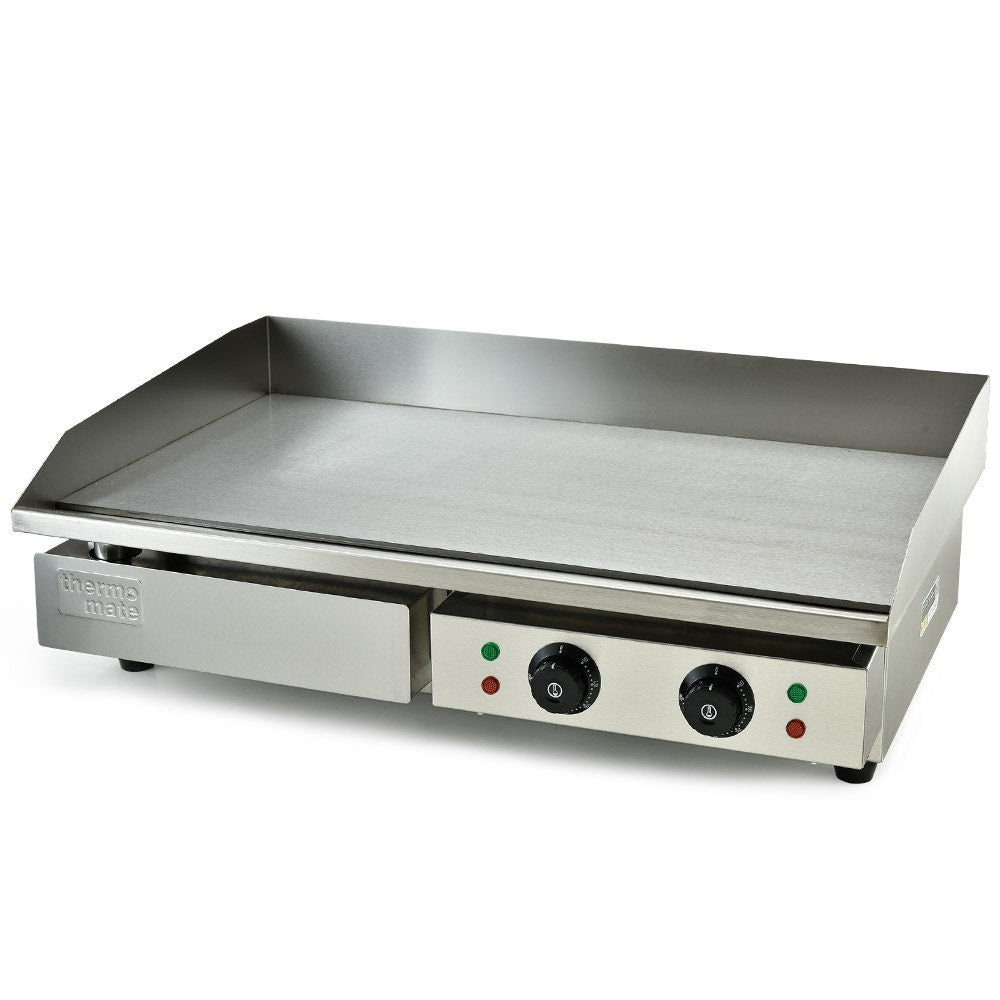 THERMOMATE Commercial Electric Griddle TH-G05, 4400W 73x37cm Flat Cooking Surface V219-FODCAPTHMAG05