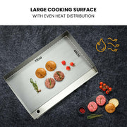 THERMOMATE Commercial Electric Griddle TH-G05, 4400W 73x37cm Flat Cooking Surface V219-FODCAPTHMAG05