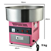 EUROCHEF 1000W Commercial Cotton Candy Machine Fairy Floss Maker V219-FODFLSEUCACM9