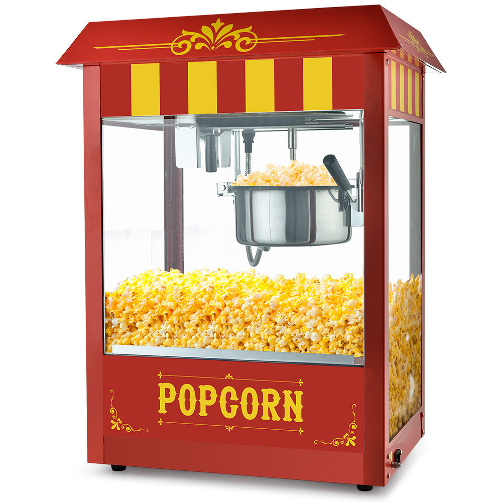 EUROCHEF Commercial Electric Popcorn Maker Machine Pop Corn Popper Cooker V219-FODPOPEUCACM8