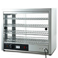 EUROCHEF Electric Food Warmer Display, 1000W, 4-Tier Stainless Steel V219-FODWMREUCAP1S