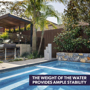 Protege Contemporary Solar Water Fountain Outdoor Garden Feature, Cascading Design, with Panel Kit, LED V219-FPKCTPPTC4LA