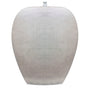 Protege Pot Style Solar Water Feature Fountain, with Panel Kit, LED Lights, Light Grey V219-FPKCTPPTP1SA