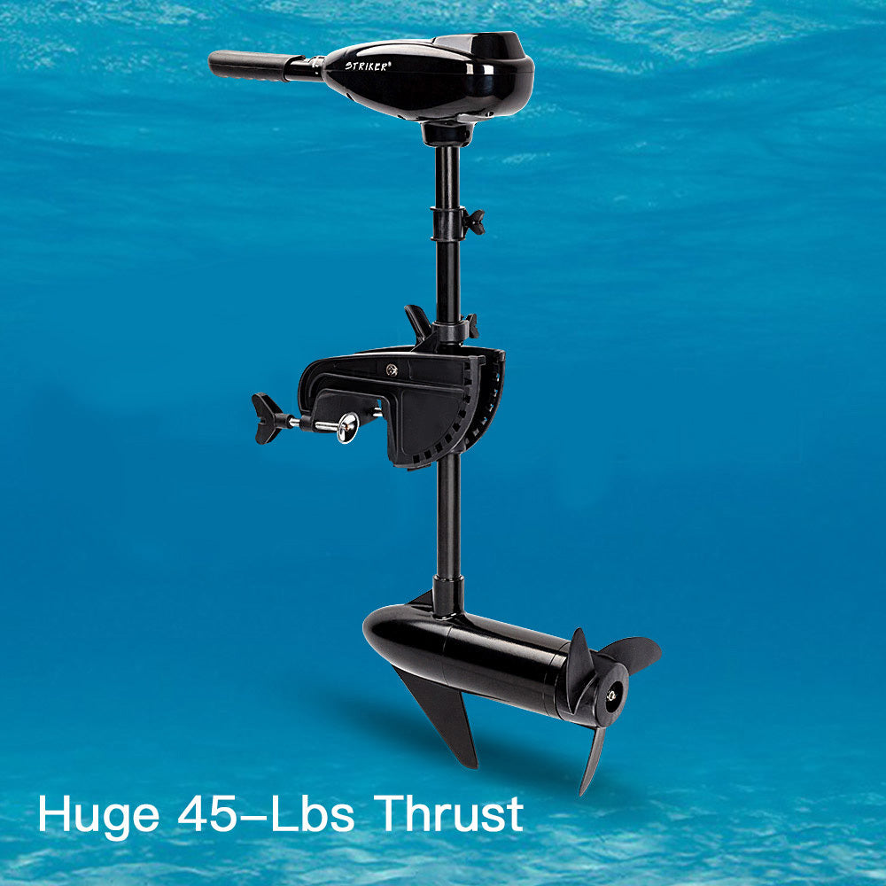 Striker 45 LBS Electric Trolling Motor Inflatable Boat Outboard Engine Fishing Marine V219-FSHTRLSTRA6X0