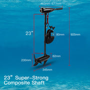 Striker 45 LBS Electric Trolling Motor Inflatable Boat Outboard Engine Fishing Marine V219-FSHTRLSTRA6X0