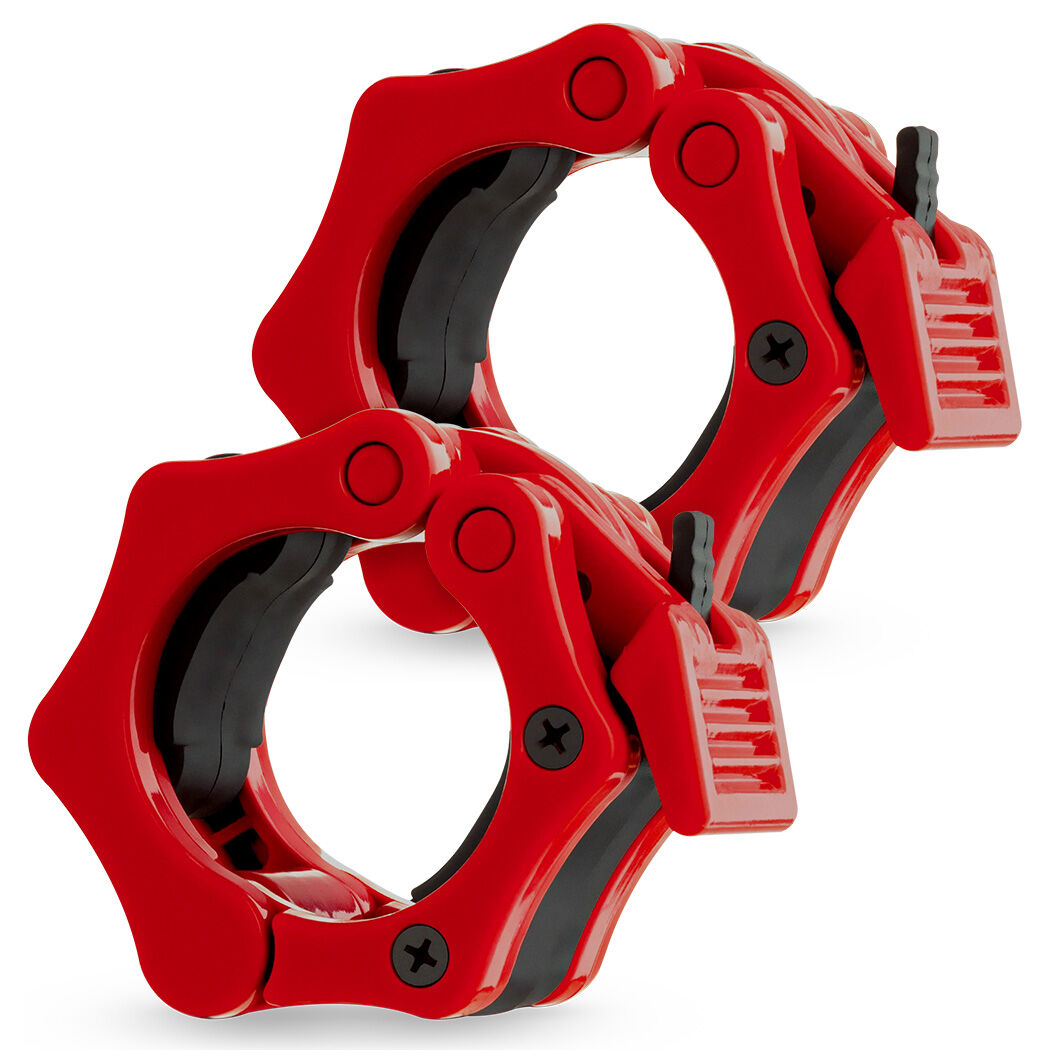 PROFLEX 2x 50mm Olympic Gym Barbell Collar Lock Clips, for Home Fitness Bodybuilding Weights Training Lock V219-FTNBCLJBFA101