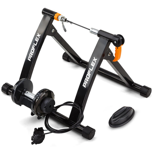 PROFLEX Indoor Bicycle Trainer - Bike Cycling Stationary Magnetic Stand Training V219-FTNBIKPRFAFMT
