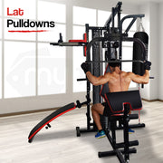 PROFLEX Home Gym Exercise Machine Fitness Equipment Weight Bench Press Set 100lbs V219-FTNMFGPRFA951