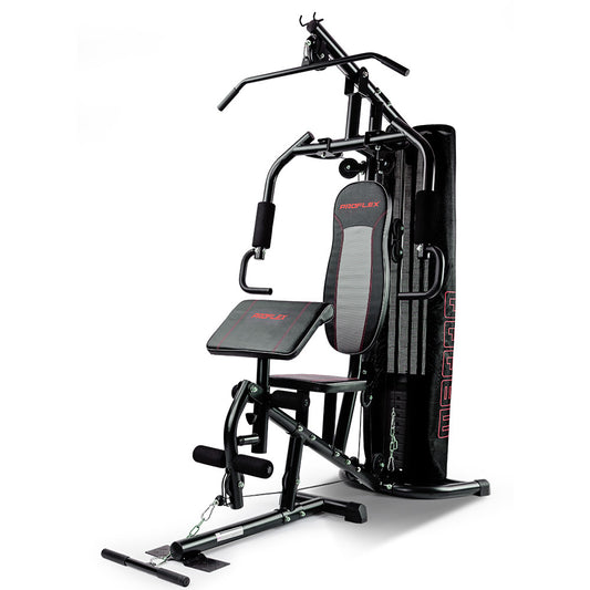 PROFLEX Multi-Station Home Gym Set with 98lbs Weight Plates- M8000 V219-FTNMFGPRFBM8M