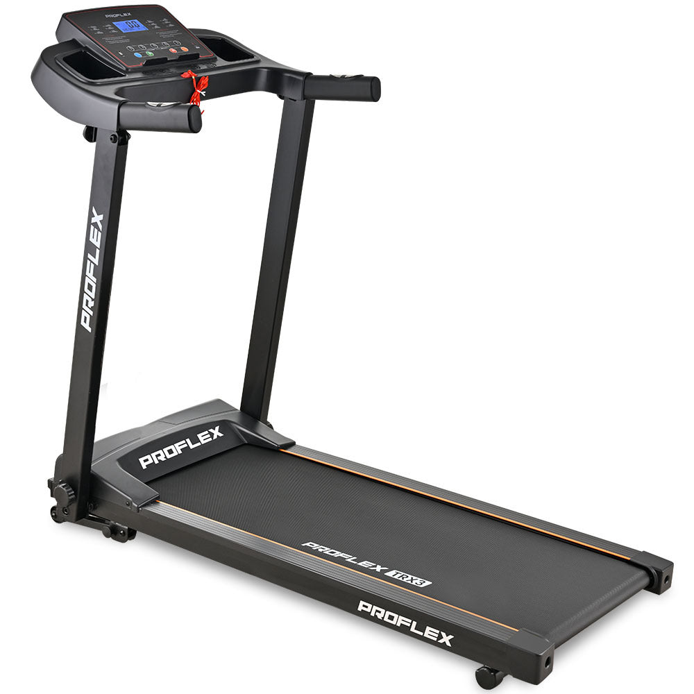 PROFLEX TRX3 Electric Treadmill, Compact Size, Foldable, USB/MP3, Pulse Sensors V219-FTNTRDPFTRX3A