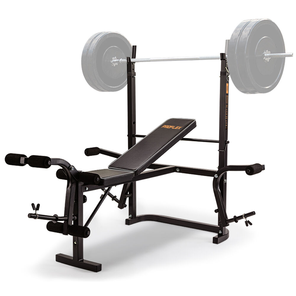 PROFLEX 7in1 Weight Bench Press Multi-Station Home Gym Leg Curl Equipment Set V219-FTNWTBHPFAB3C