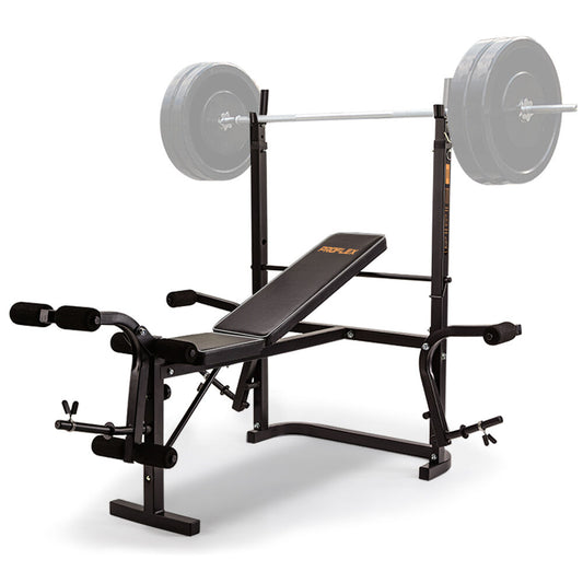 PROFLEX 7in1 Weight Bench Press Multi-Station Home Gym Leg Curl Equipment Set V219-FTNWTBHPFAB3C