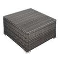 LONDON RATTAN Outdoor Wicker Coffee Table Patio Furniture 1 Piece, Grey V219-FURODRLONACT4