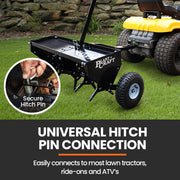 PlantCraft Tow Behind Plug Lawn Aerator 1m (40") Wide, Universal Hitch for Ride on Mower, Garden Tractor V219-GDTAERPCP42A