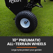 PlantCraft Tow Behind Plug Lawn Aerator 1m (40") Wide, Universal Hitch for Ride on Mower, Garden Tractor V219-GDTAERPCP42A