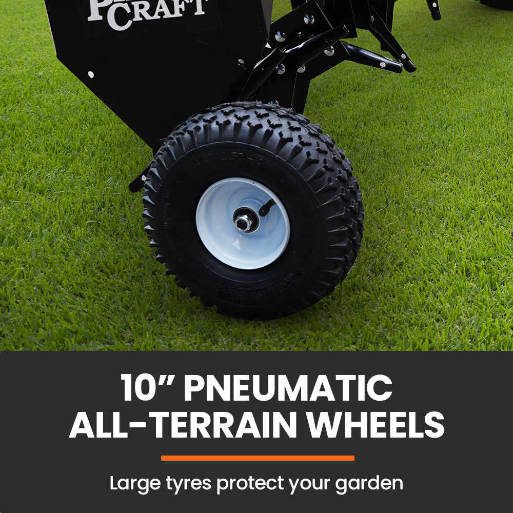 PlantCraft Tow Behind Plug Lawn Aerator 1m (40") Wide, Universal Hitch for Ride on Mower, Garden Tractor V219-GDTAERPCP42A