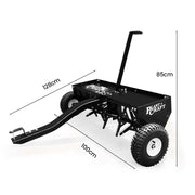 PlantCraft Tow Behind Plug Lawn Aerator 1m (40") Wide, Universal Hitch for Ride on Mower, Garden Tractor V219-GDTAERPCP42A