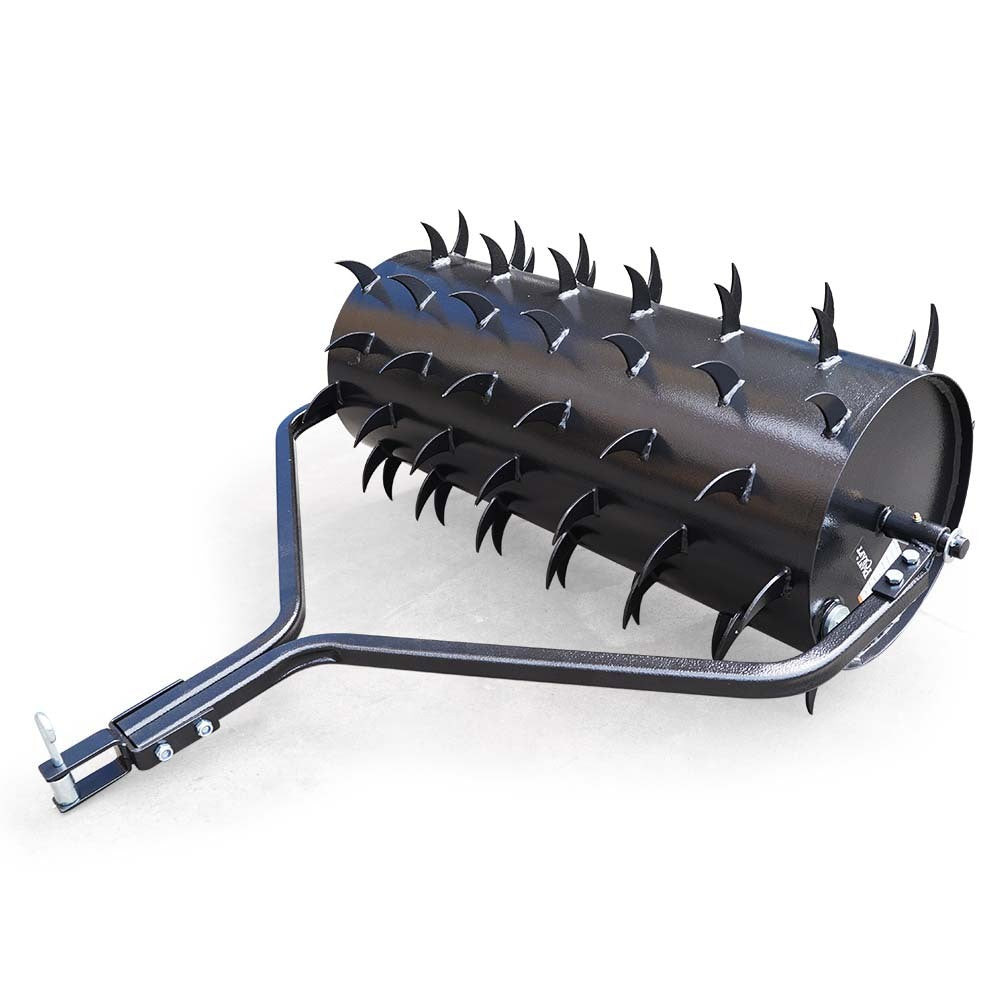 PlantCraft Tow Behind Lawn Roller Spike Aerator 36" Wide, Universal Hitch for Ride on Mower, Garden Tractor V219-GDTAERPCS36A